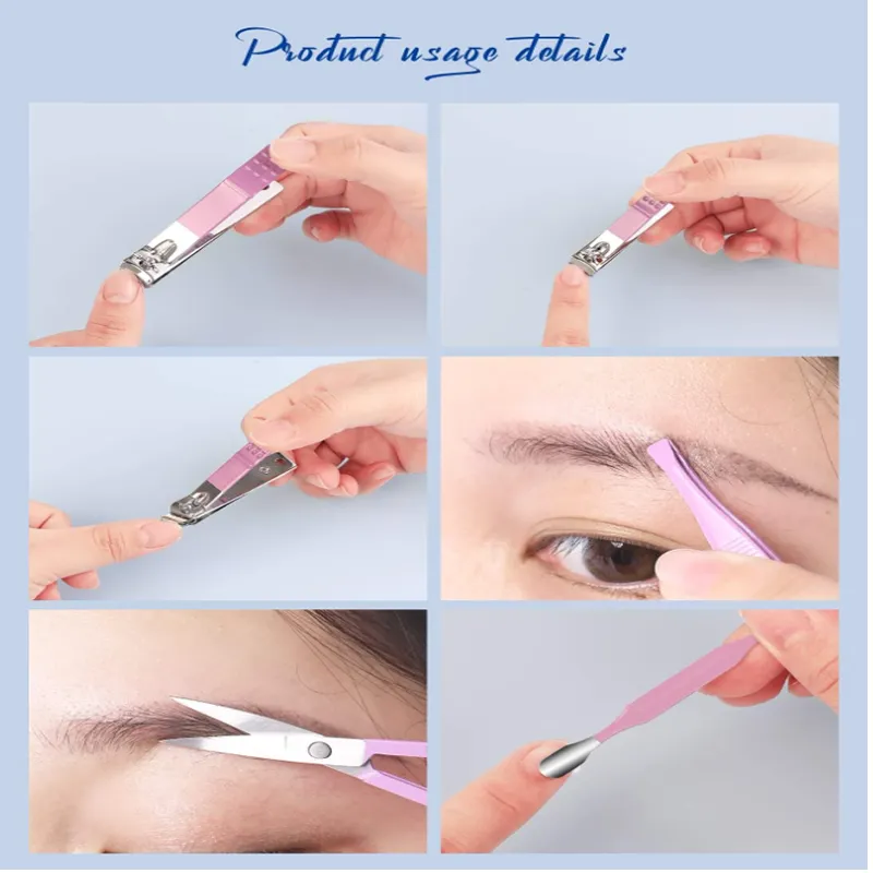 12Pcs Nail Clipper Nail Kits Ec-25