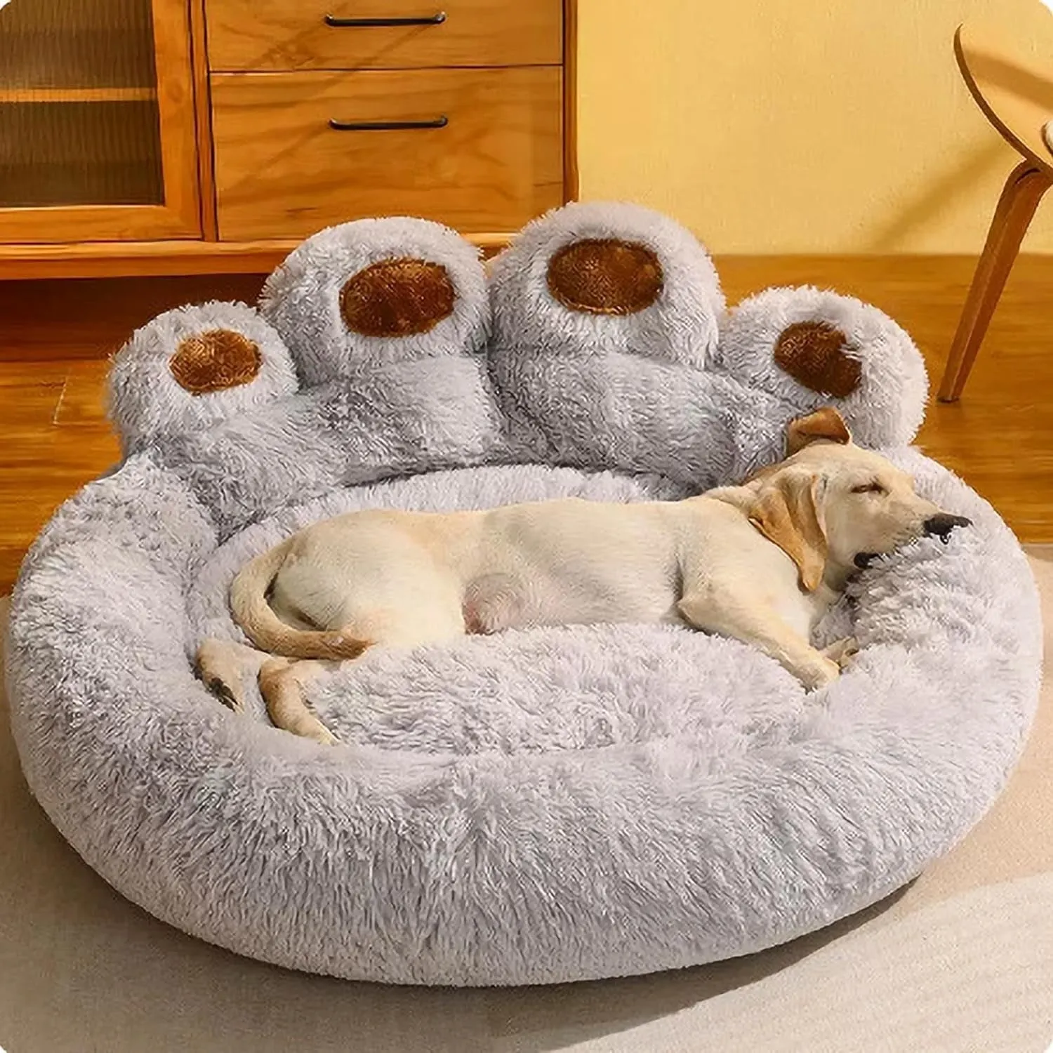 19.68" Upgraded Soothing Paw Dog Bed