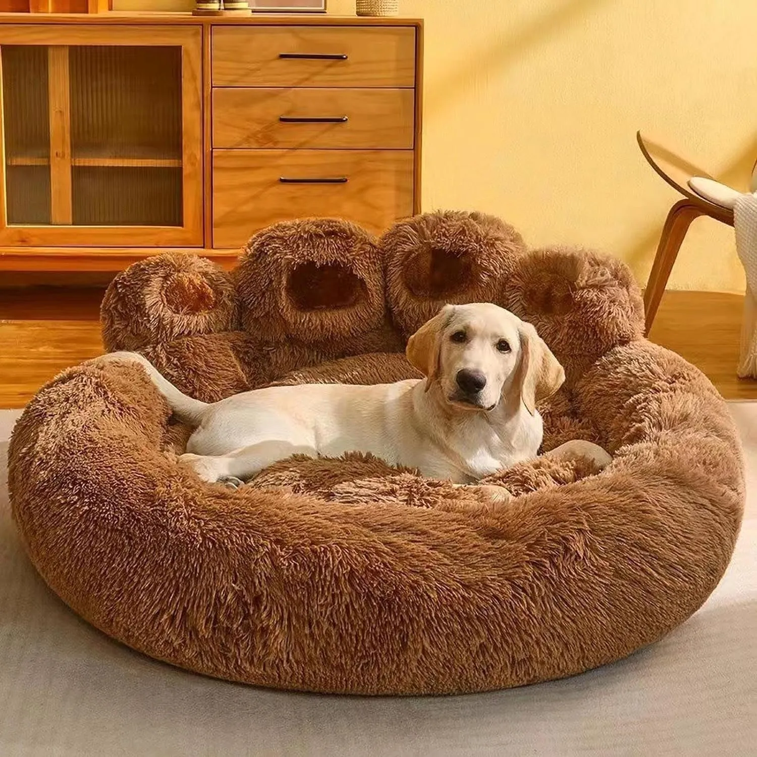 19.68" Upgraded Soothing Paw Dog Bed