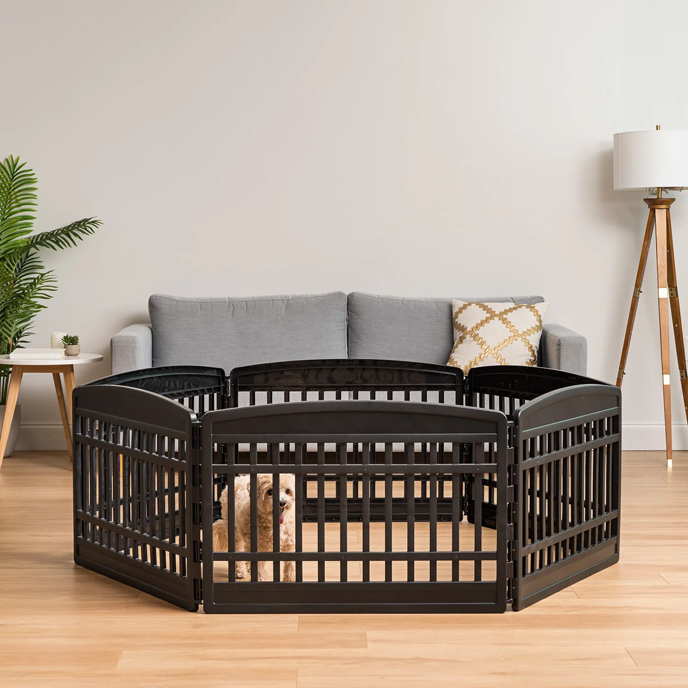 24" Exercise 6-Panel Pet Playpen without door