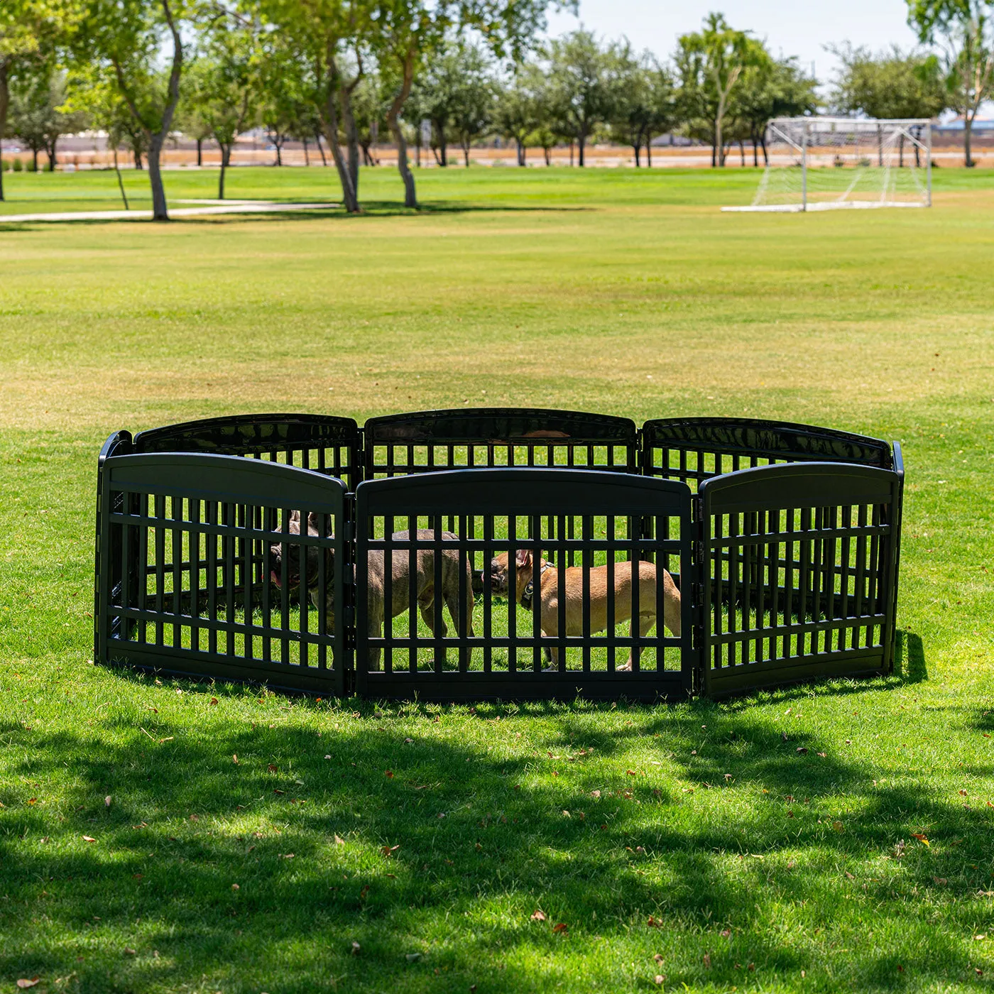 24" Exercise 8-Panel Pet Playpen without door