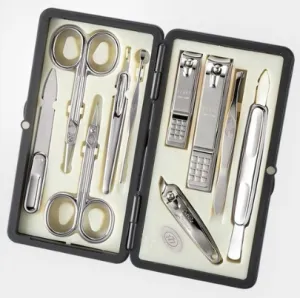 777 THREE SEVEN  Nail Clippers Silver 1 Set TS-2100C Made In Korea