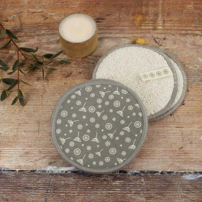 A Slice of Green Organic Cotton Facial Pads - x5 Pack