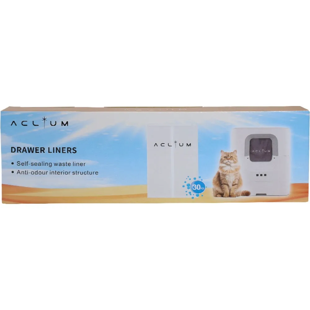 Aclium Automatic Cat Litter Box Drawer Liners 30pc