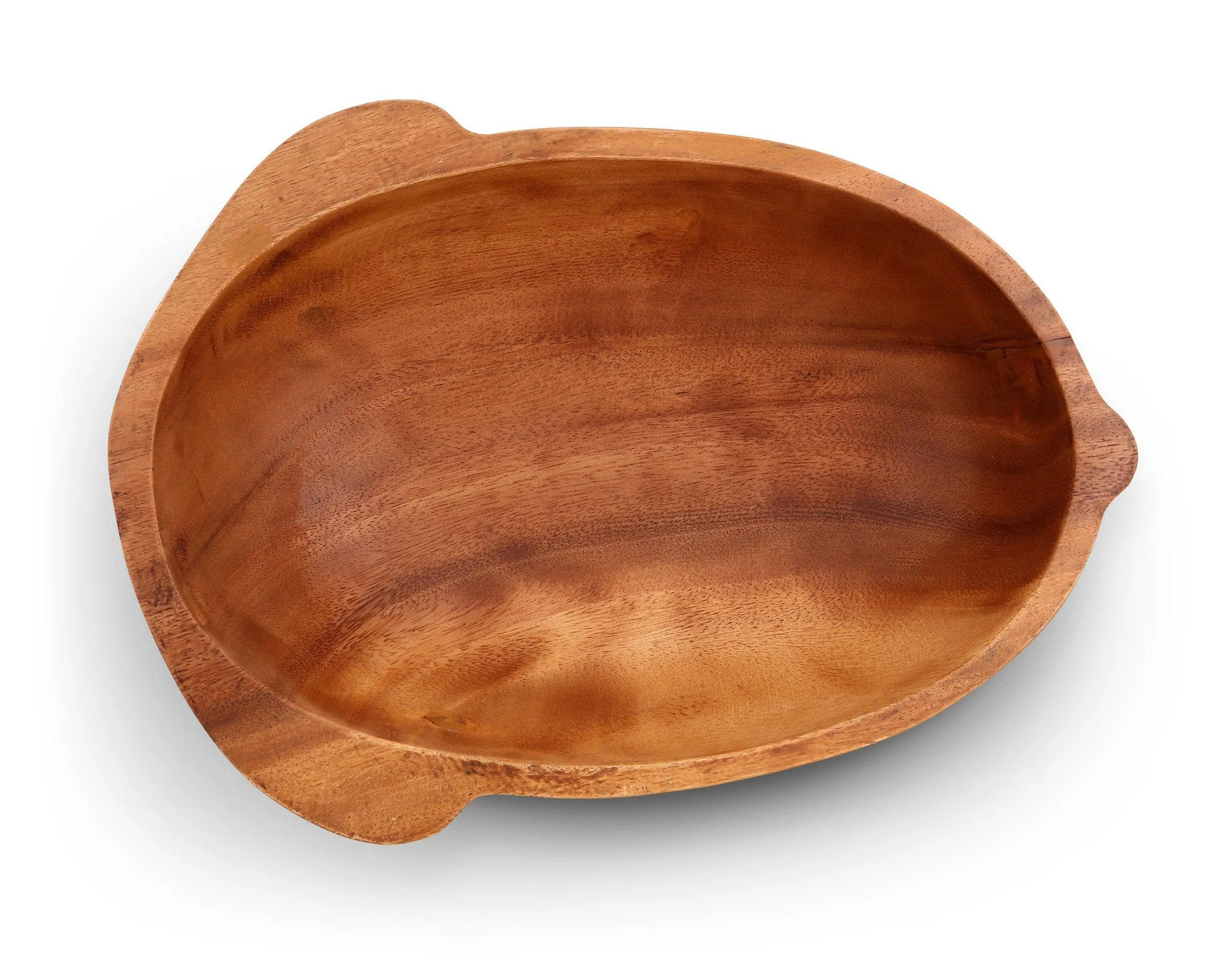 Acorn Shape Acacia Wood Salad  Bowl Large