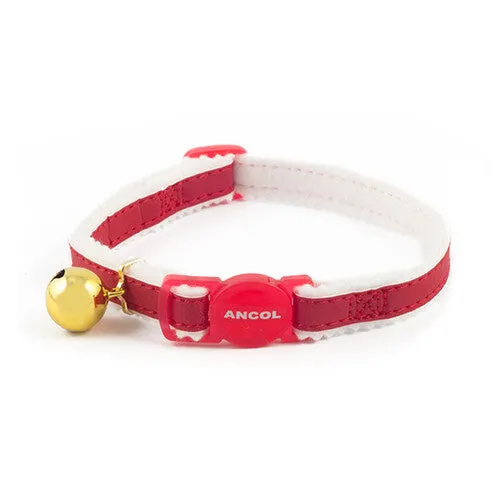 Ancol Safety Reflective Cat Collar Red