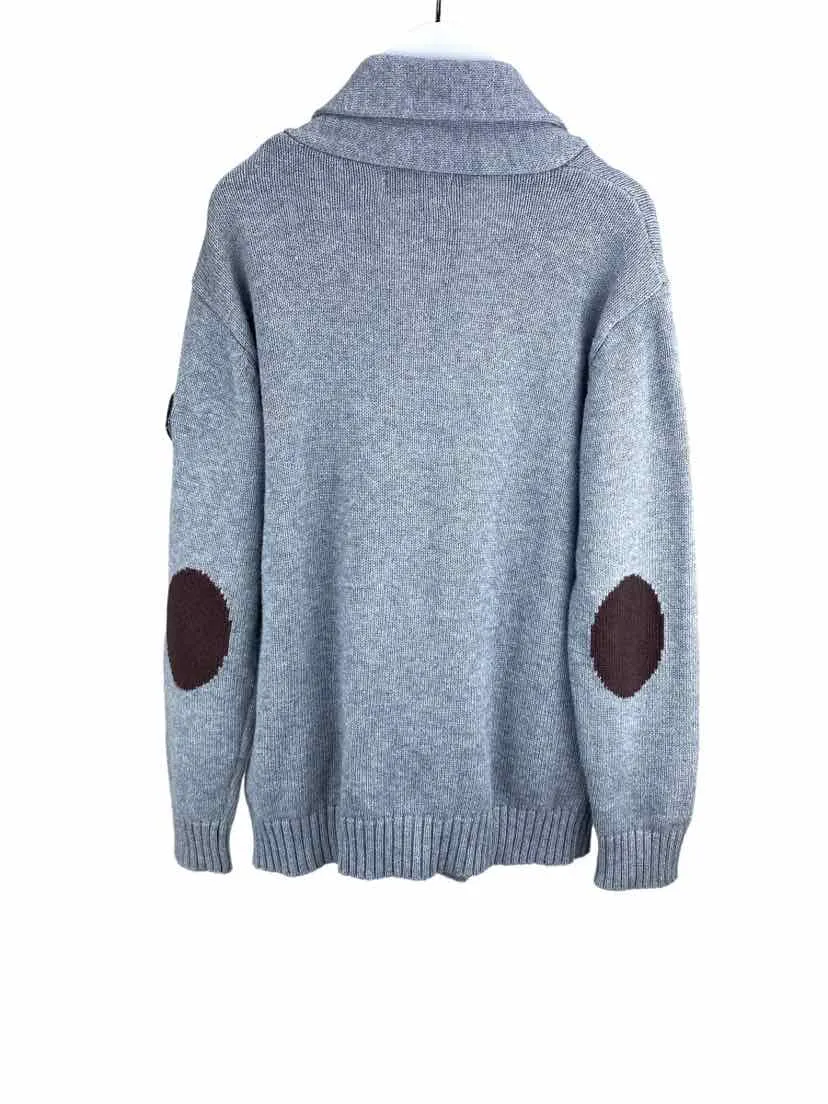 Andy & Evan, Boys' Toggle Applique Sweater, Grey Heather, Size 7