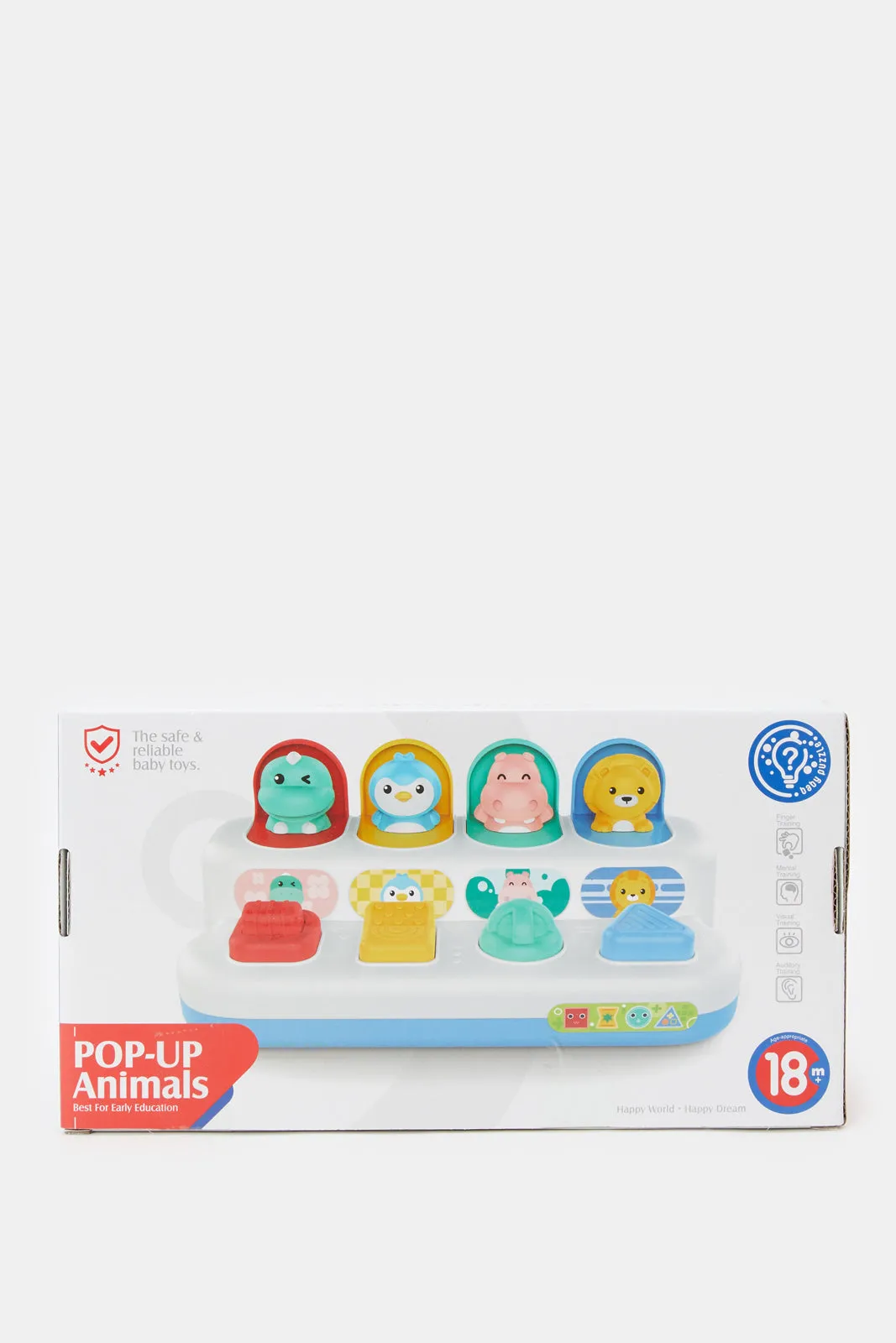 Assorted Baby Pop Up Activity Animal Toy