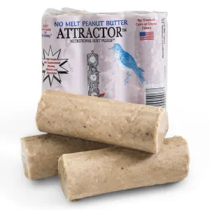 Attractor No Melt Peanut Butter Suet Plugs, 12 Plugs