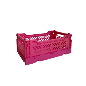 AyKasa Folding Crate - Hot Pink