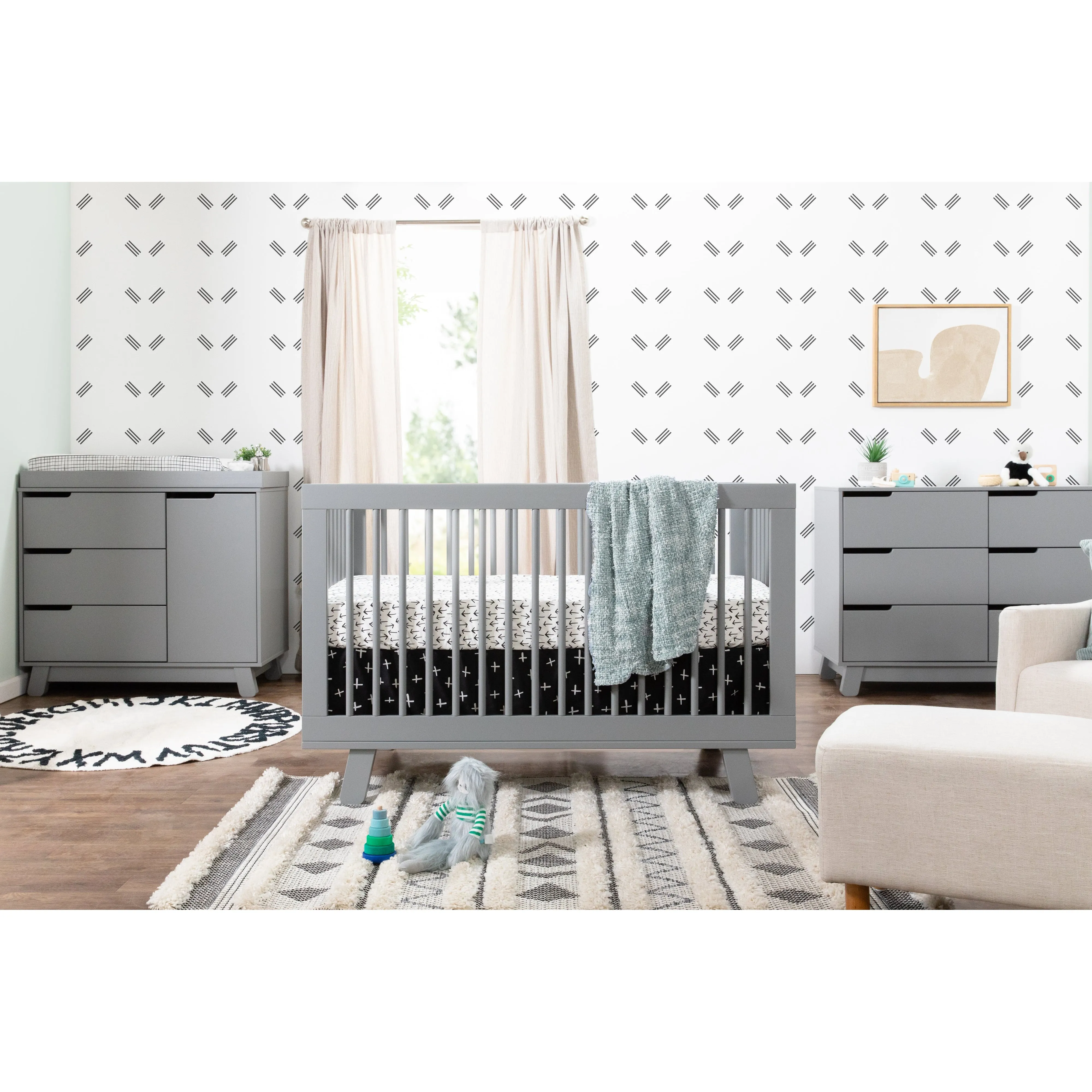 Babyletto Hudson 3-Drawer Changer Dresser with Removable Changing Tray