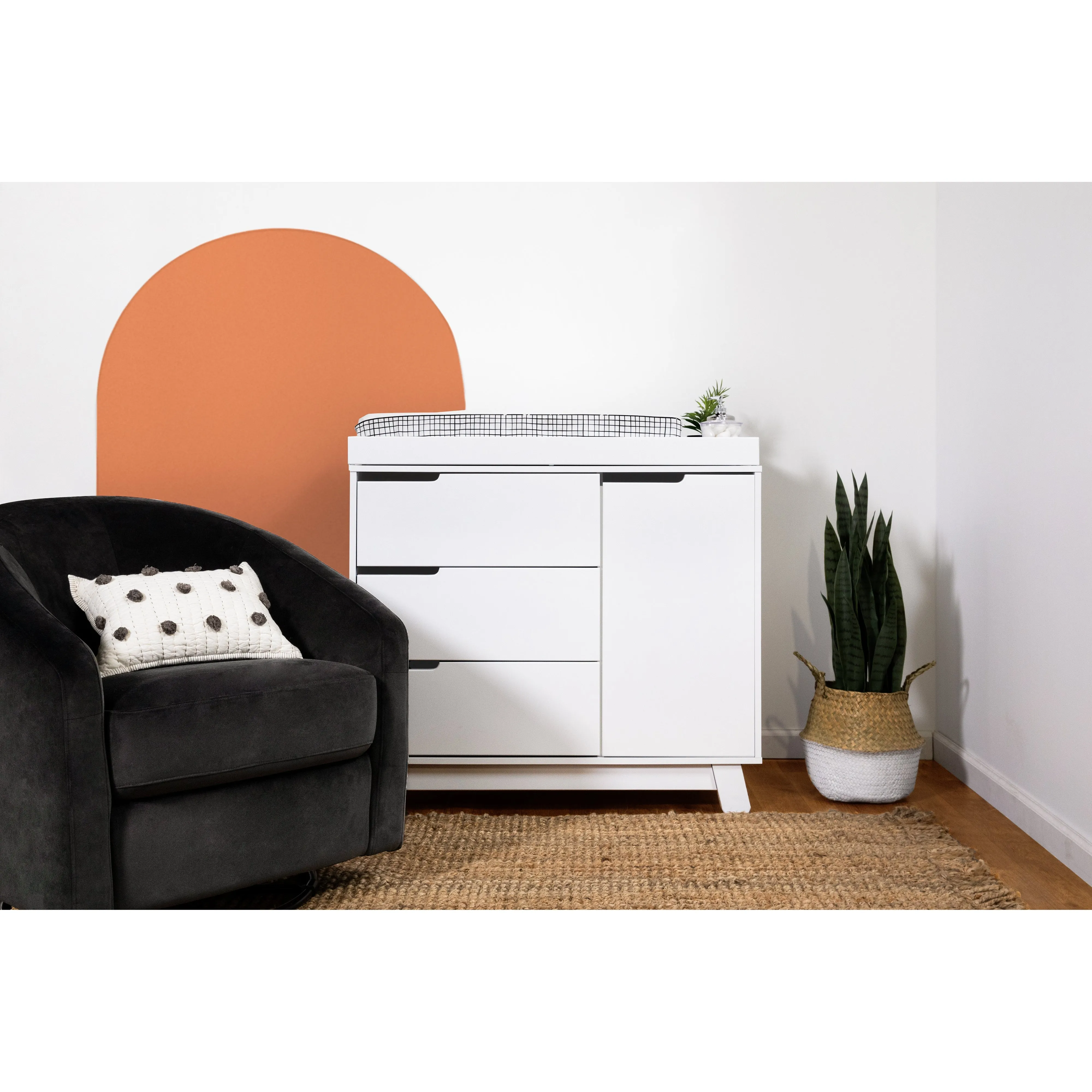 Babyletto Hudson 3-Drawer Changer Dresser with Removable Changing Tray