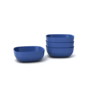 Bamboo Cereal Bowl - 4 Piece Set - Royal Blue