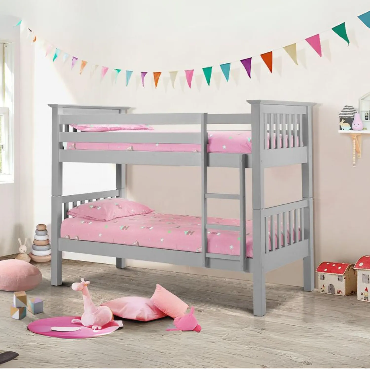 Barcelona Bunk Bed Dove Grey