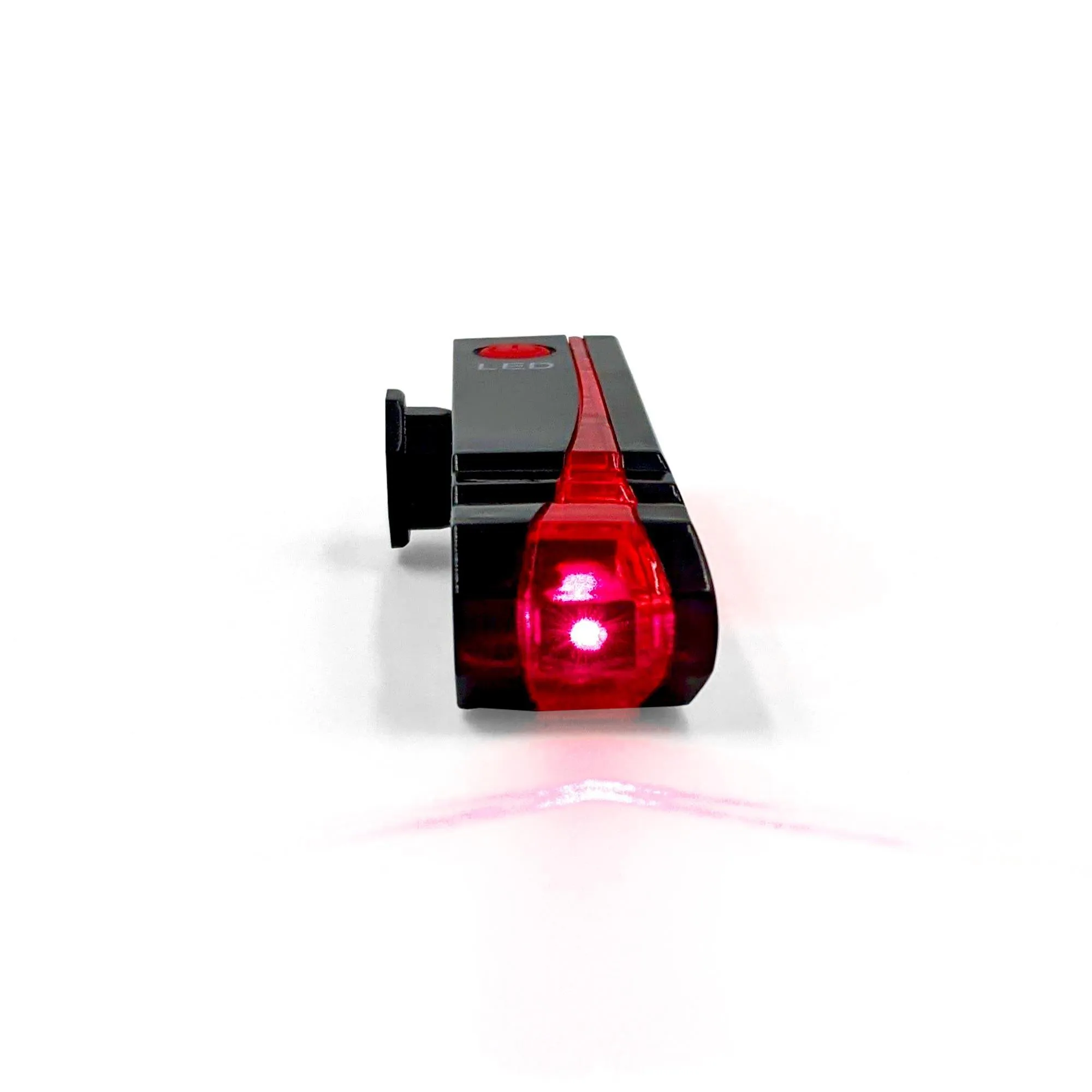 Bike Laser Flashing Tail Light 400mAh USB Fast Charging IPX5 Waterproof (Pack of 2)