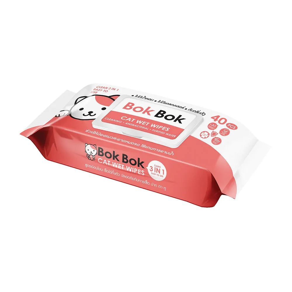 Bok Bok Cat Wet Wipes