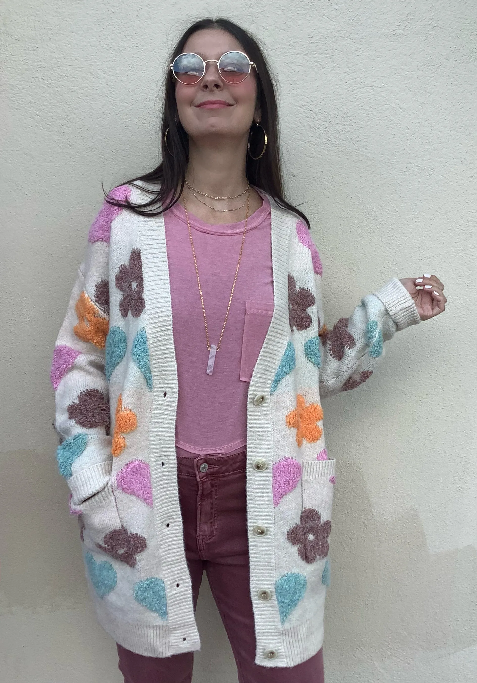 Candy Flower Cardigan