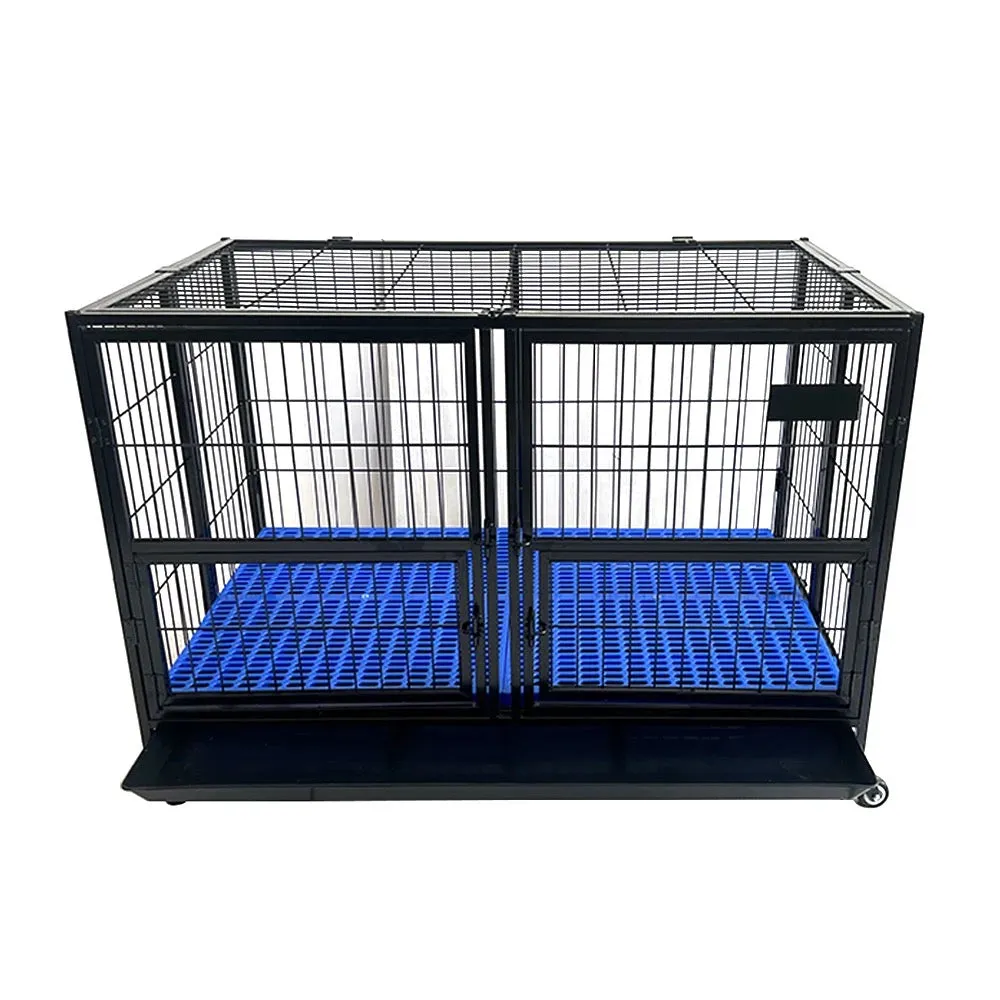 Carbon Steel Square tube   Wire Crate on wheels