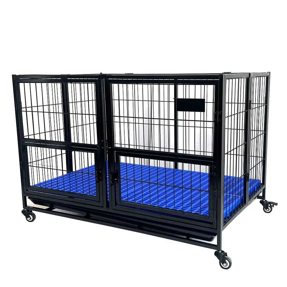 Carbon Steel Square tube   Wire Crate on wheels