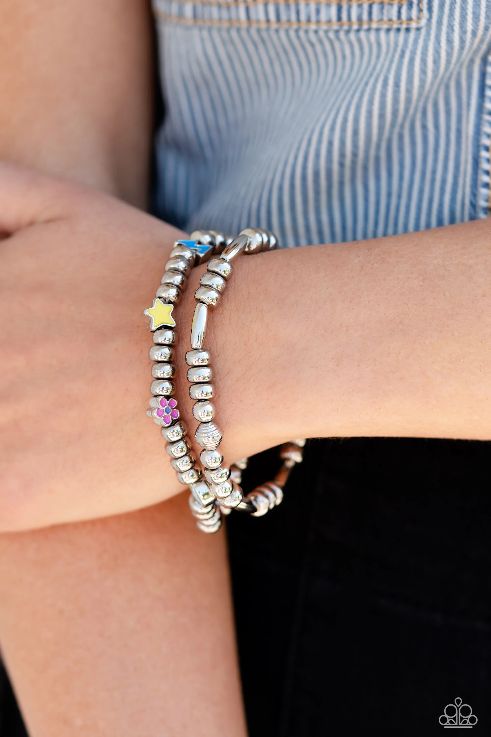 Charming Campaign - Multi Bracelet - Paparazzi Accessories