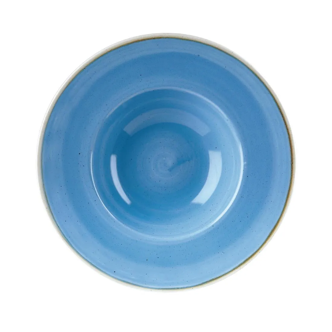 Churchill Stonecast Round Wide Rim Bowls Cornflower Blue 239mm - DF783