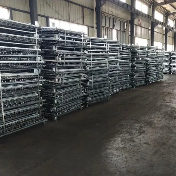 Collapsible Wire Mesh Pallet Cage, 700KG Capacity, Galvanised 1200w x 1000d x 900h