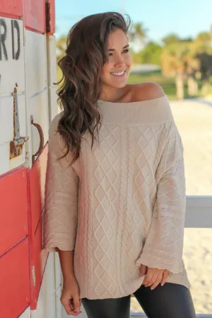 Cream Knit Sweater