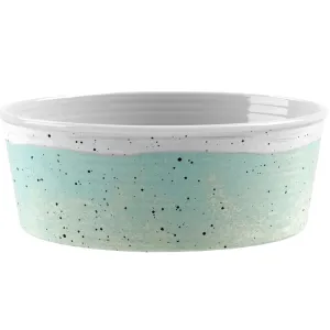 desert wash speckle bowl - mint