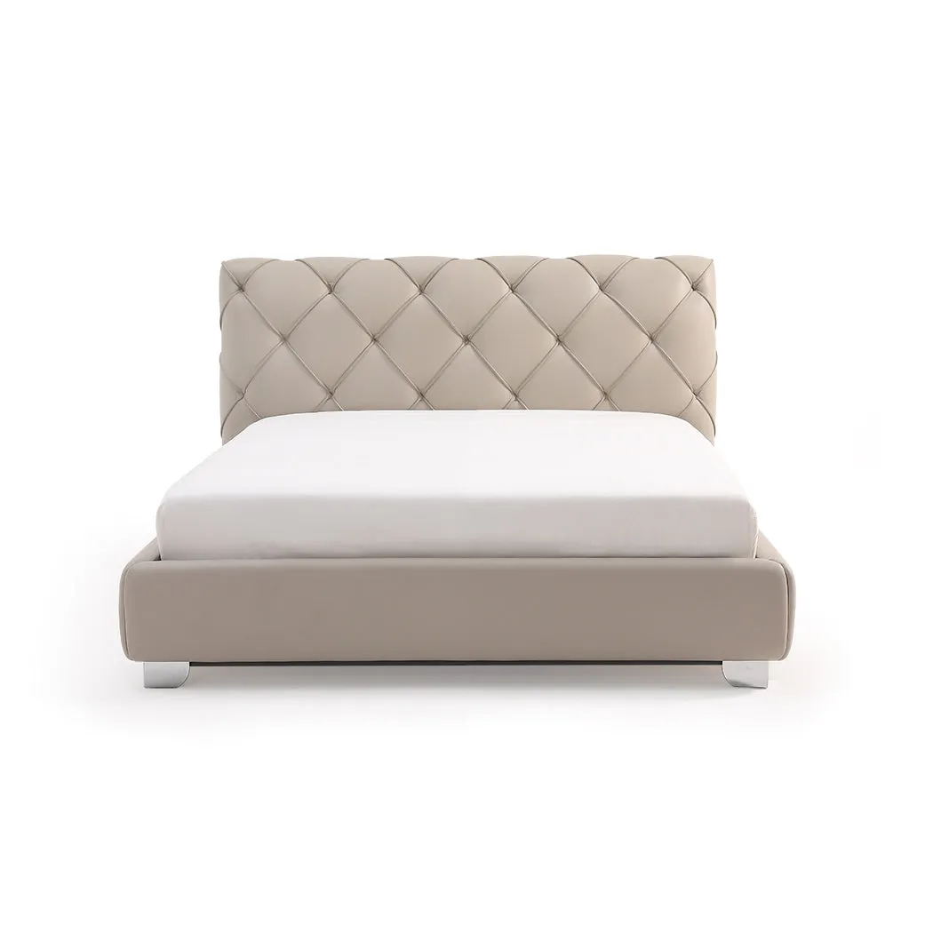 DIANA Tufted Leather Bed