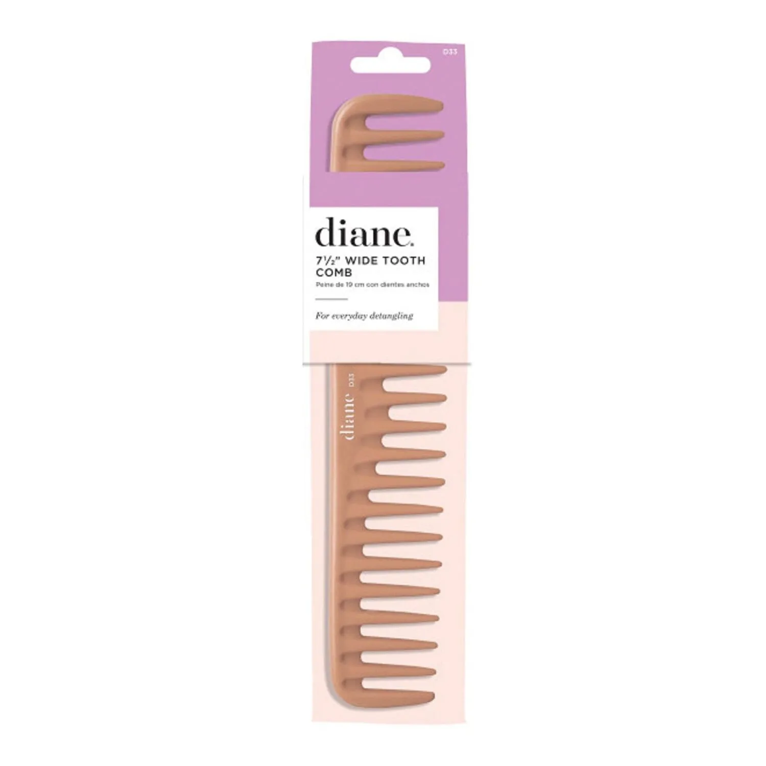 Diane Wide Tooth Comb 7 1/2"