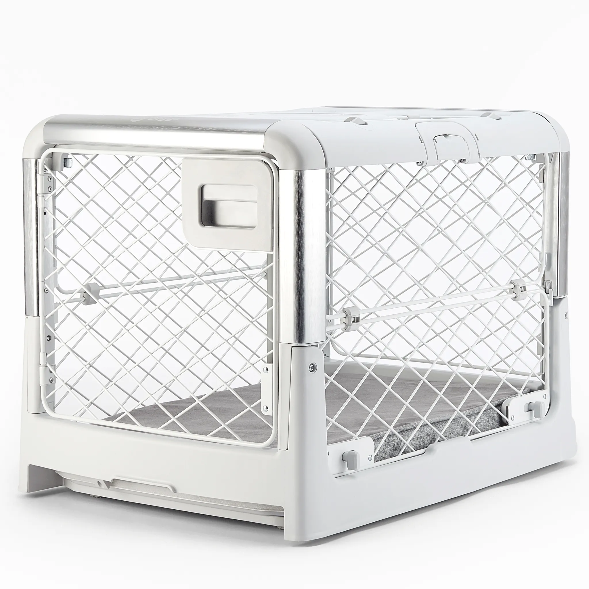 Diggs Revol Collapsible Dog Crate - Ash