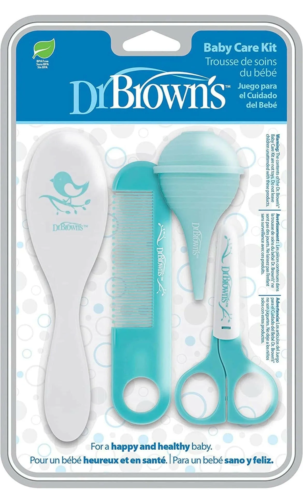 Dr Browns Baby Care Kit Brush Comb Nasal Aspirator Nail Scissors