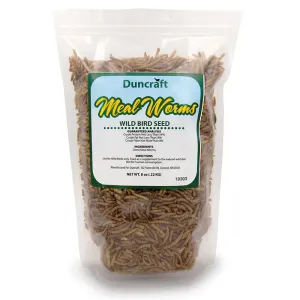 Duncraft Dried Mealworms, 8 oz.