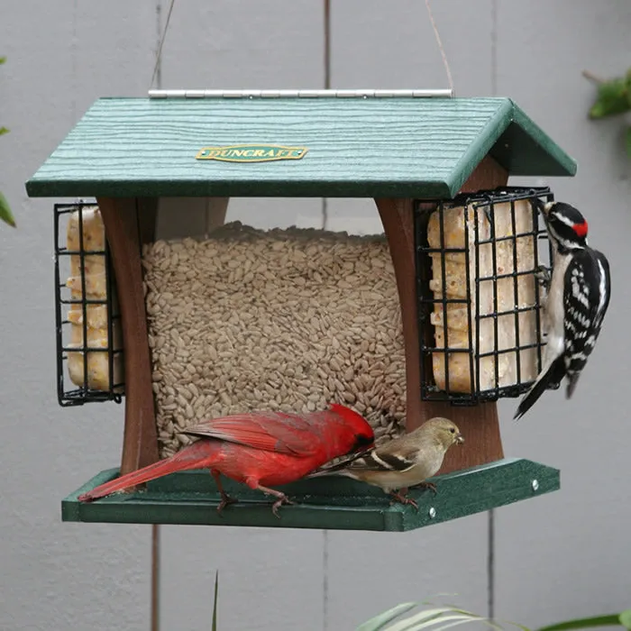 Duncraft Grandview Hopper with Suet Cages