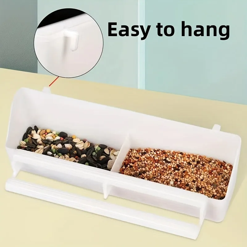 Enhance Your Gardens Avian Appeal with Double Dish Bird Feeder