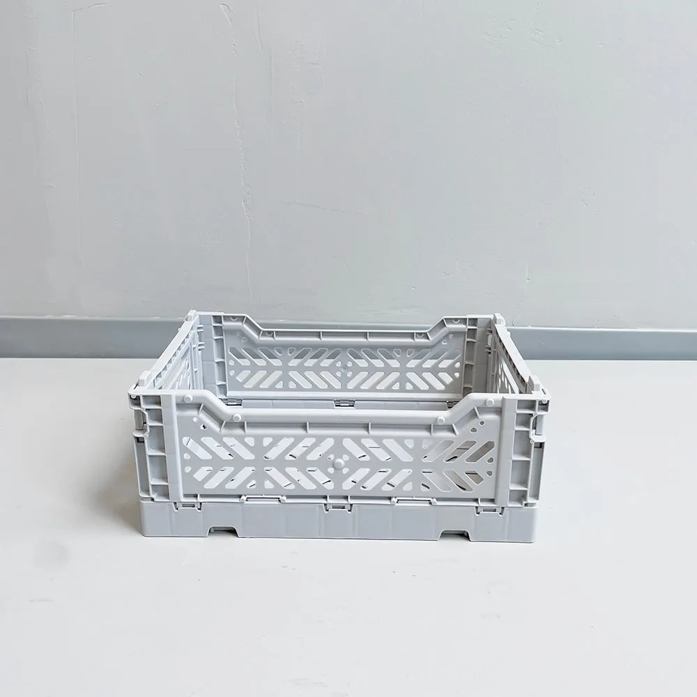 Folding Crates Grey