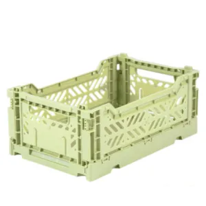 Folding Crates Lime Cream