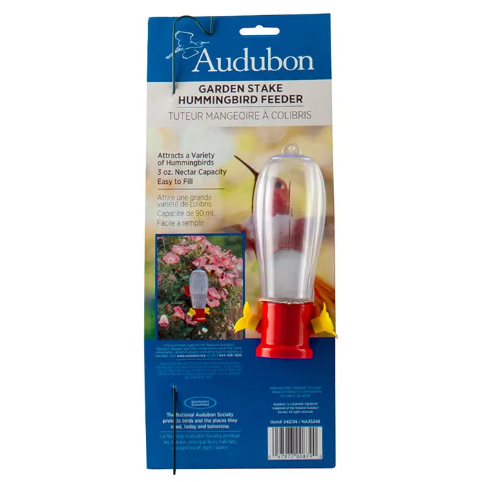 Garden Stake Hummingbird Feeder & Hanging Rod