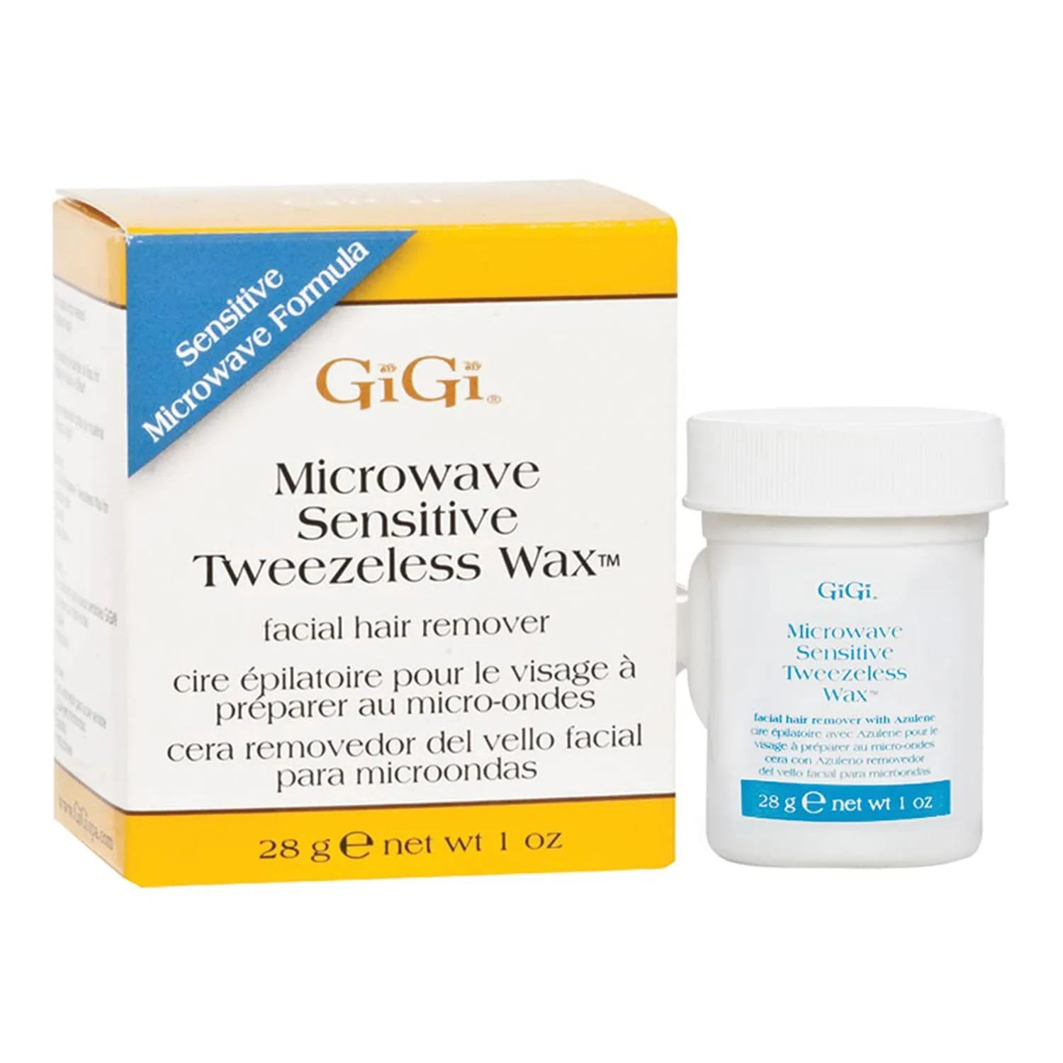 Gigi Microwave Sensitive Tweezeless Wax 1oz