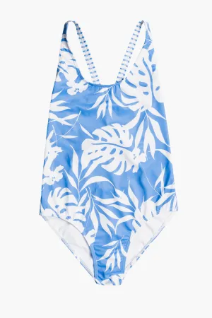 Girls Swimsuit Roxy Flowers Regatta (Size 8 left)