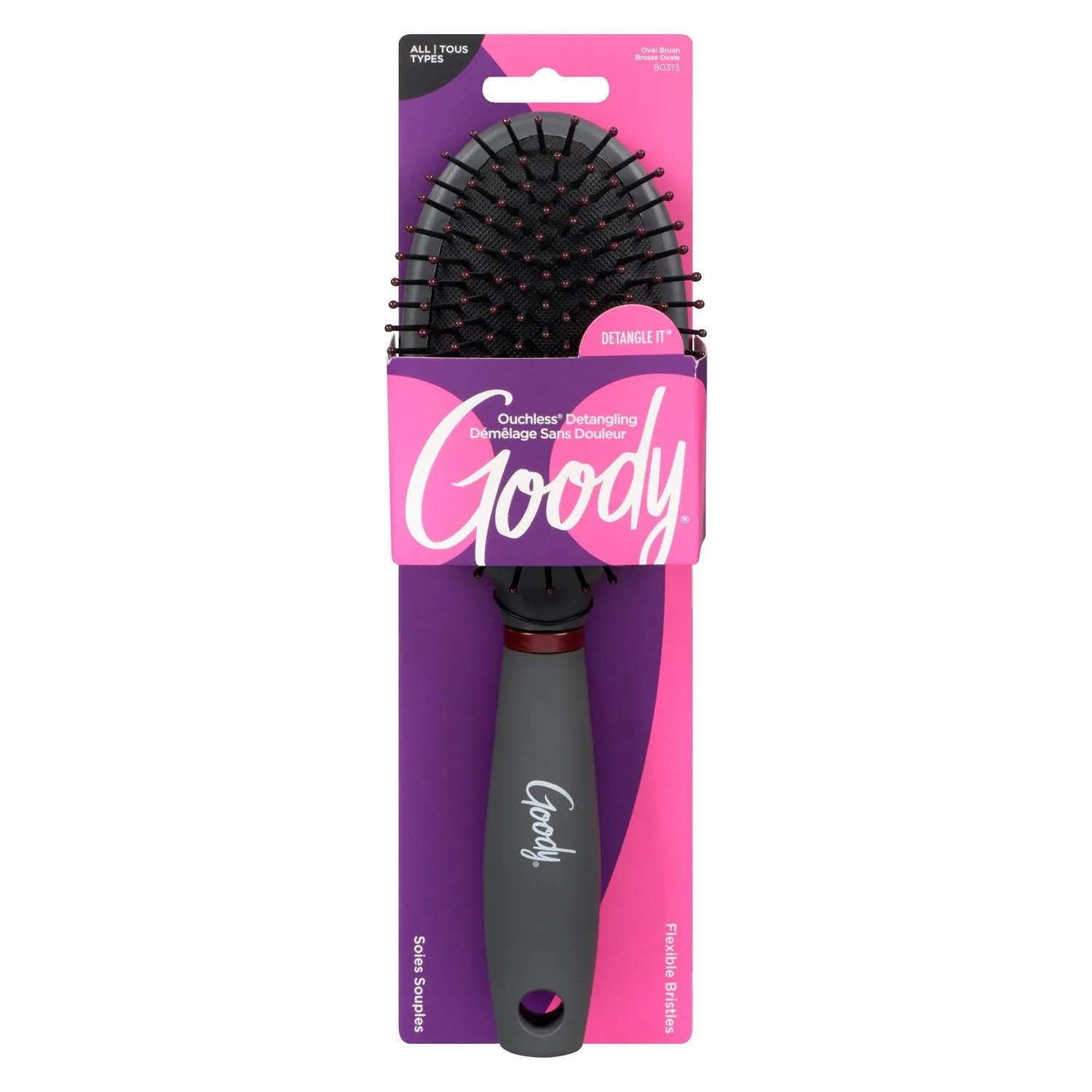 Goody Flexible Bristles Detangle It Oval Brush