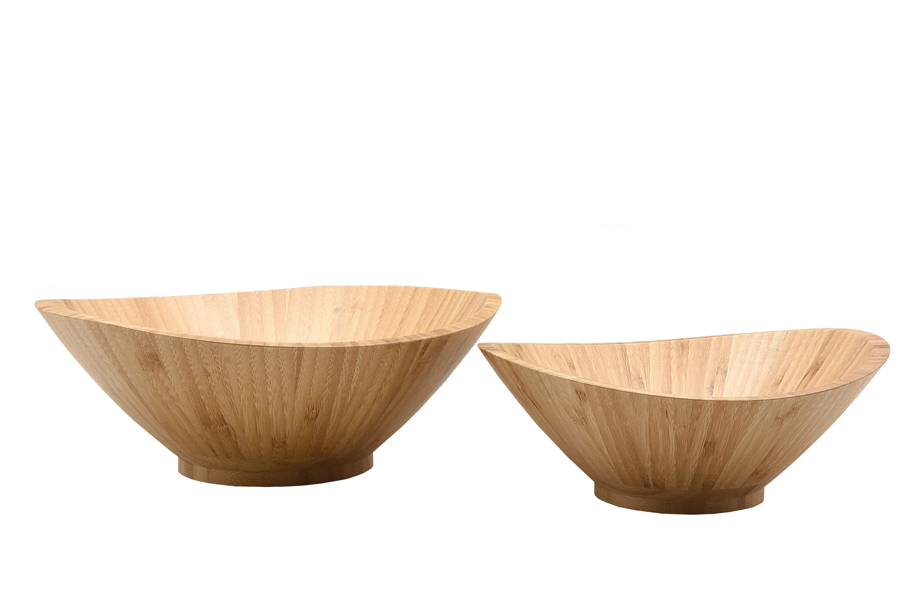 H&B BAMBOO BOWL SET 2 PC