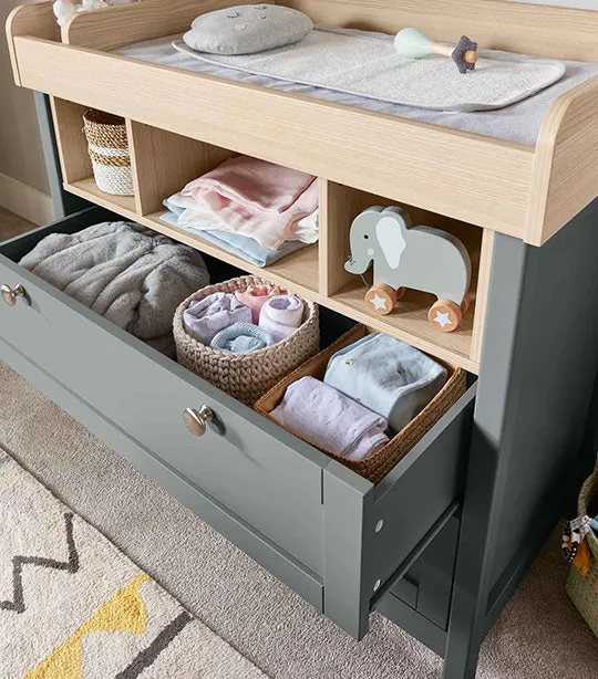 Harwell Dresser Changer Grey