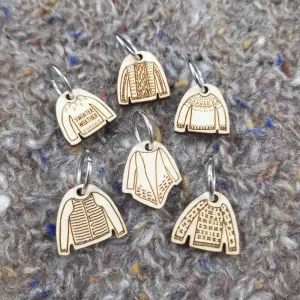 Katrinkles - Assorted Sweater Stitch Marker Set