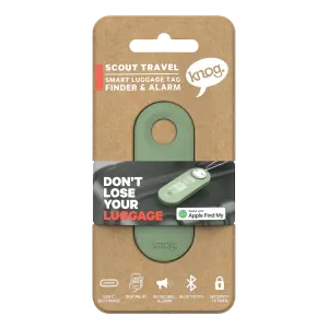 KNOG - Scout Travel Smart Luggage Tag with Tracker - Green