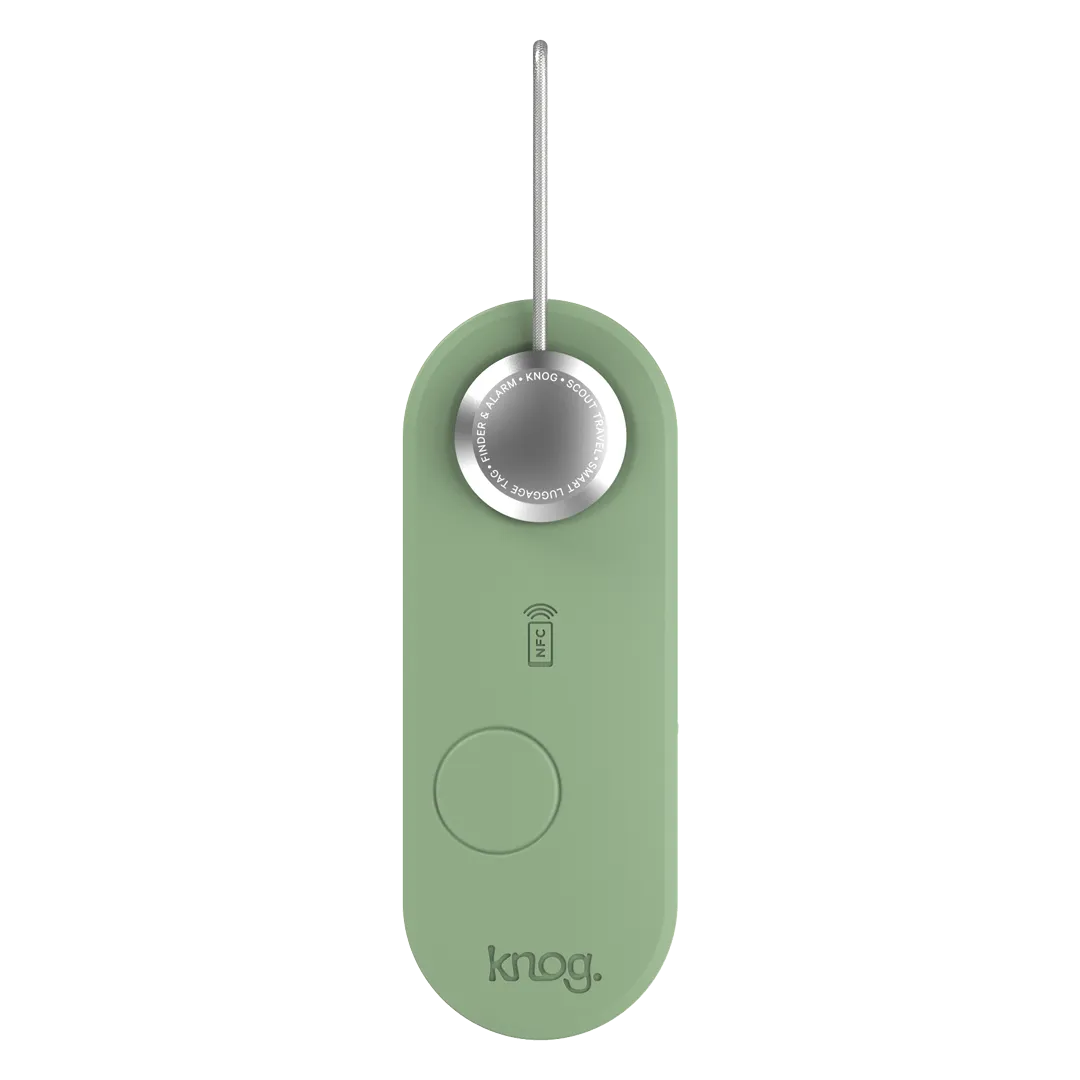 KNOG - Scout Travel Smart Luggage Tag with Tracker - Green