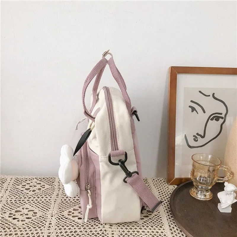 Korean Style Kawaii Backpack/Shoulder Bag (with accessories)