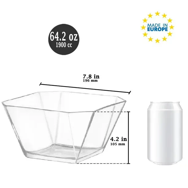 Lav Karen Mixing Glass Bowl for Kitchen Prep, 64.25 oz