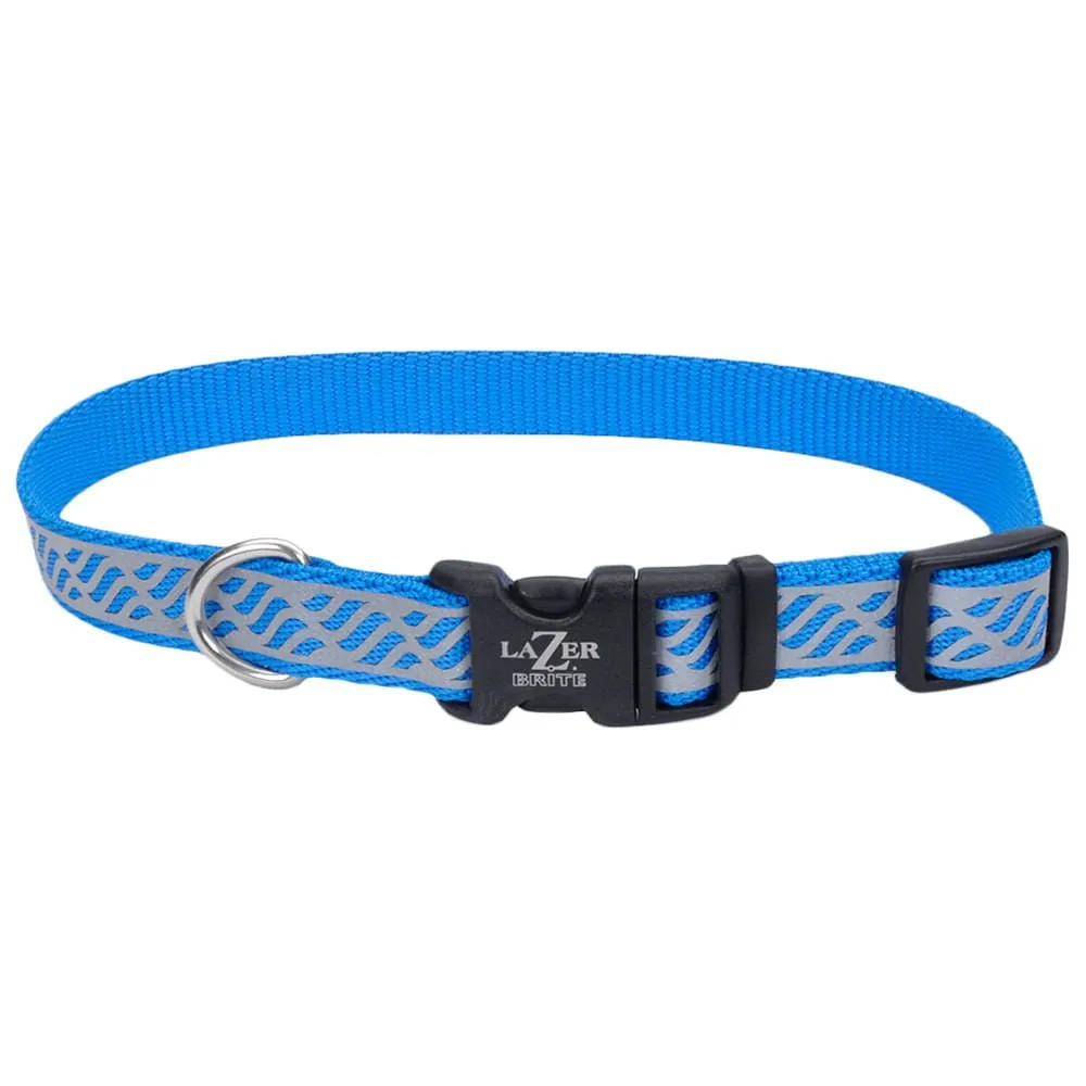 Lazer Brite Dog Collar, 12"-18" x 5/8"