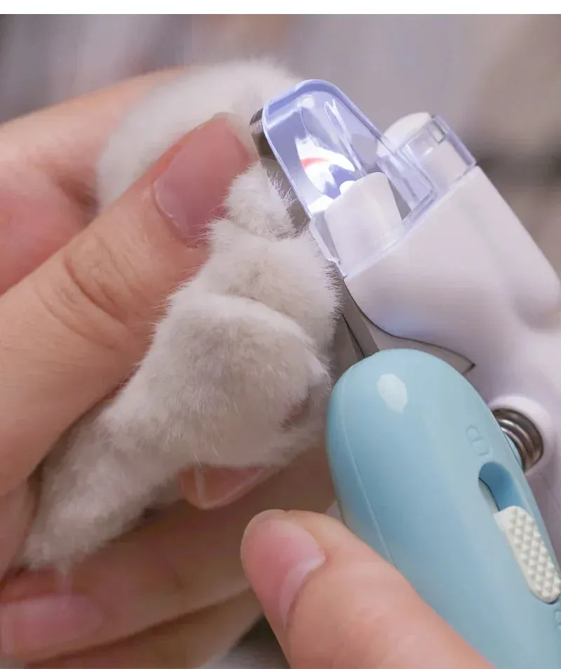 LED Light Pet Nail Clippers for Small to Medium Pets